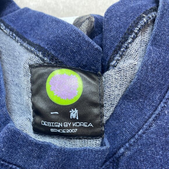 Designed by Korea Donald Duck Women's Short Sleeve Blue Denim Print Dress Sz L - Picture 7 of 8